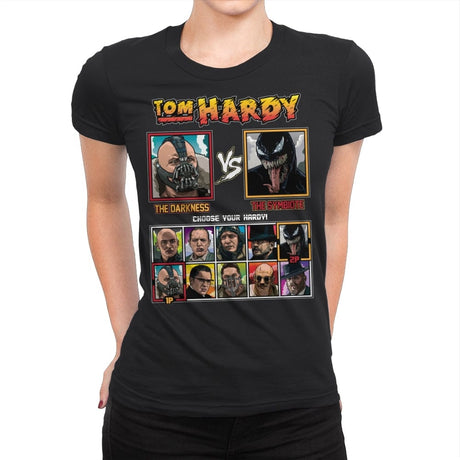 Tom Hardy Fighter - Womens Premium T-Shirts RIPT Apparel Small / Black