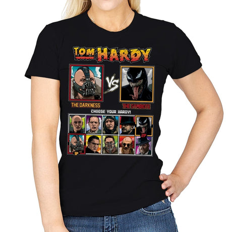 Tom Hardy Fighter - Womens T-Shirts RIPT Apparel Small / Black