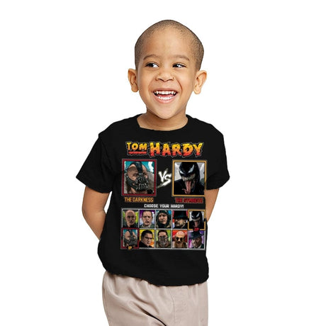 Tom Hardy Fighter - Youth T-Shirts RIPT Apparel X-small / Black