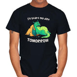 Tomorrow is a New Day - Mens T-Shirts RIPT Apparel Small / Black