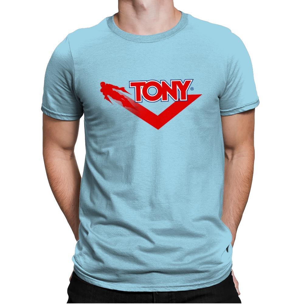 Tony - Mens Premium T-Shirts RIPT Apparel Small / Light Blue
