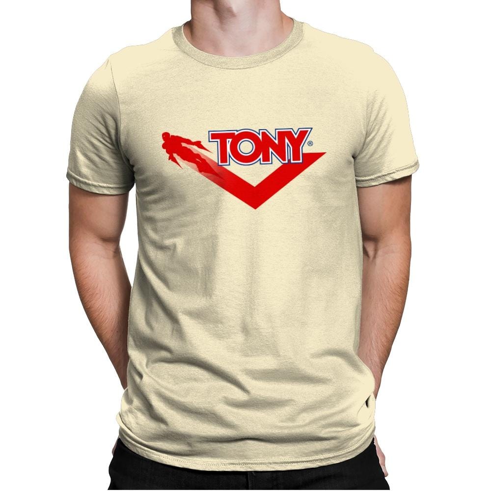 Tony - Mens Premium T-Shirts RIPT Apparel Small / Natural