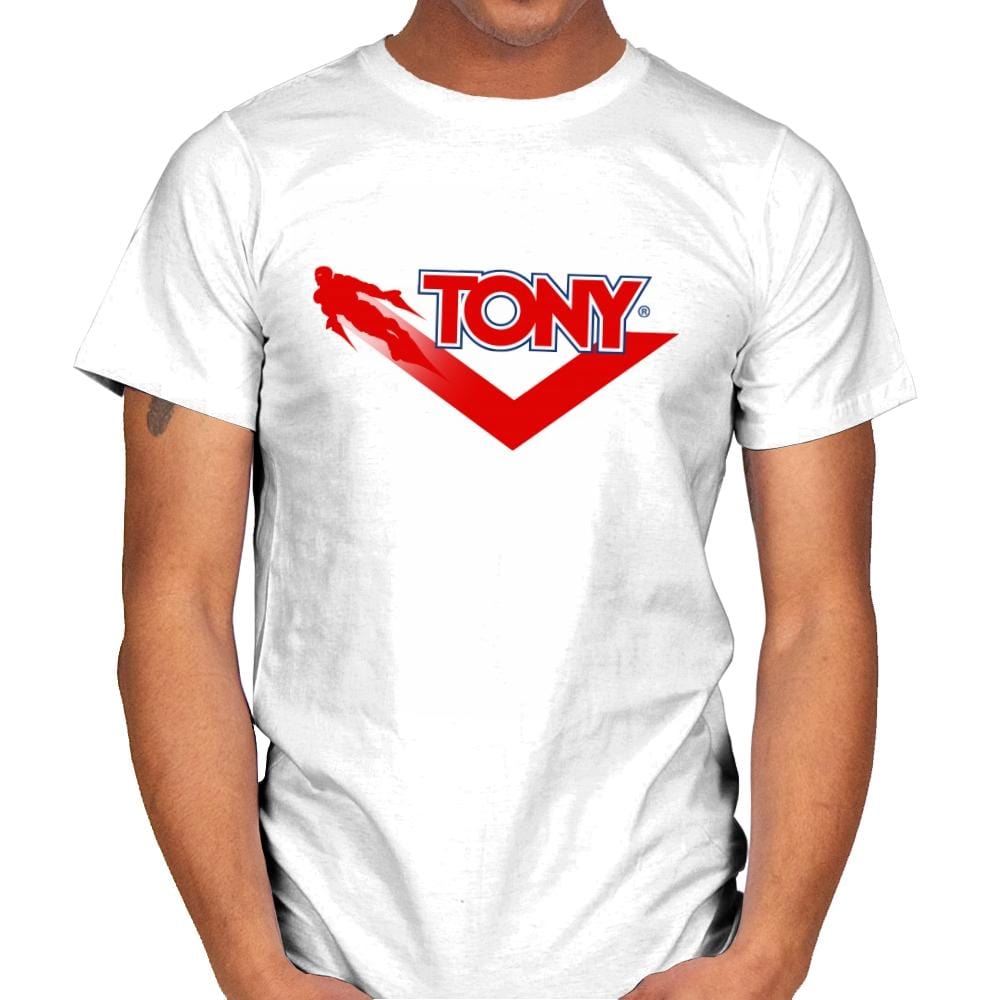 Tony - Mens T-Shirts RIPT Apparel Small / White