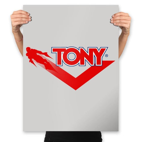 Tony - Prints Posters RIPT Apparel 18x24 / Silver