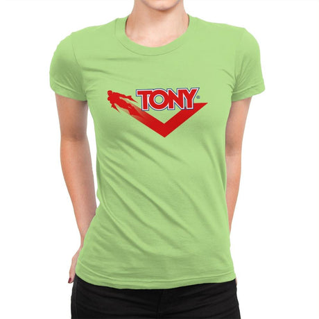 Tony - Womens Premium T-Shirts RIPT Apparel Small / Mint