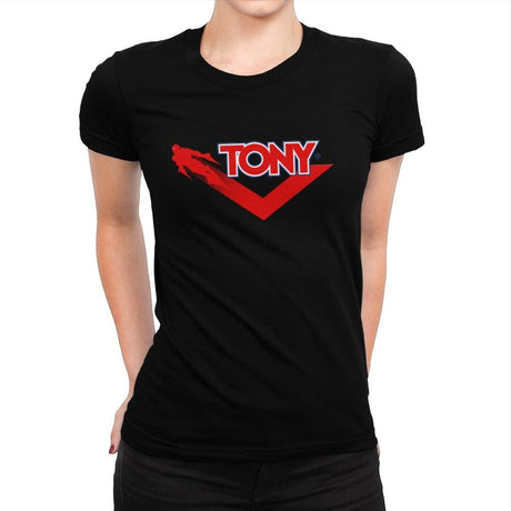 Tony - Womens Premium T-Shirts RIPT Apparel Small / Natural