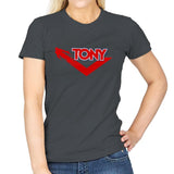 Tony - Womens T-Shirts RIPT Apparel Small / Charcoal