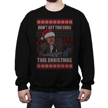 Too Chili - Crew Neck Sweatshirt Crew Neck Sweatshirt RIPT Apparel Small / Black