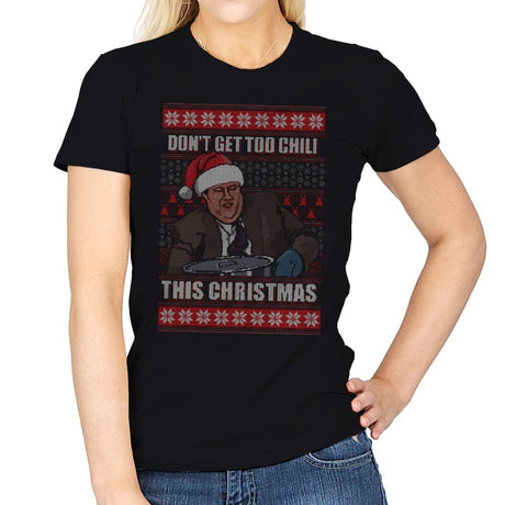 Too Chili - Womens T-Shirts RIPT Apparel Small / Black