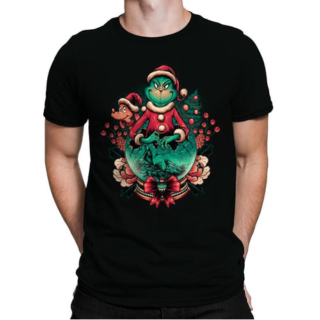 Too Grumpy for Christmas - Mens Premium T-Shirts RIPT Apparel Small / Black