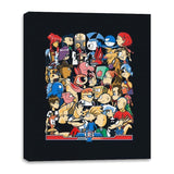 Toon VS Toon - Canvas Wraps Canvas Wraps RIPT Apparel 16x20 / Black