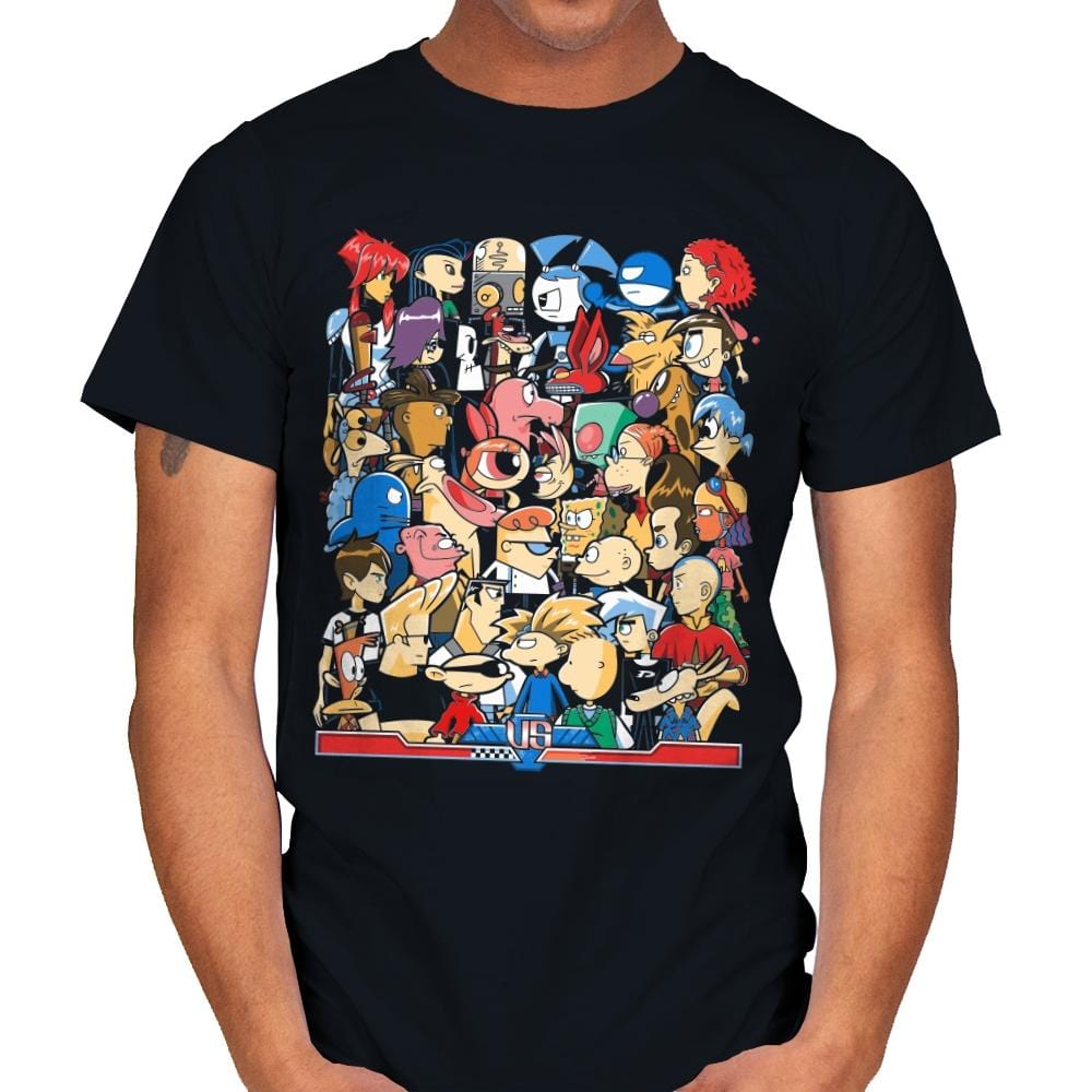 Toon VS Toon - Mens T-Shirts RIPT Apparel Small / Black