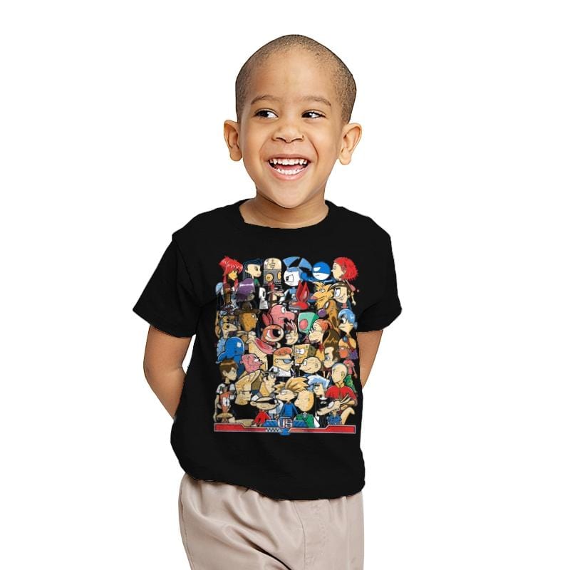 Toon VS Toon - Youth T-Shirts RIPT Apparel X-small / Black