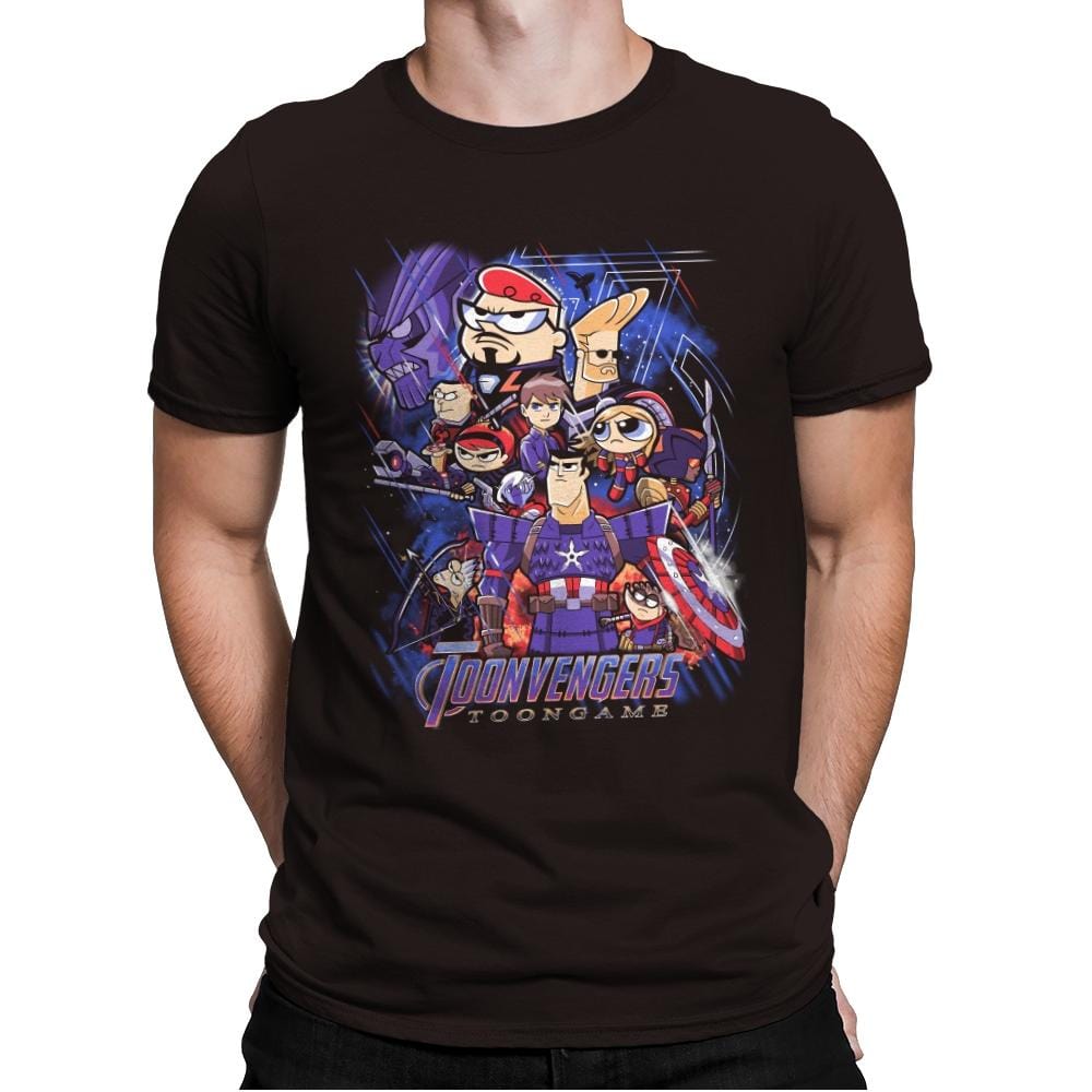 Toongame - Anytime - Mens Premium T-Shirts RIPT Apparel Small / Dark Chocolate