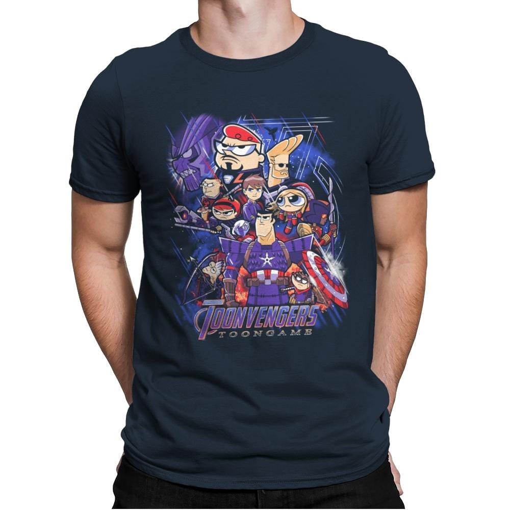 Toongame - Anytime - Mens Premium T-Shirts RIPT Apparel Small / Indigo
