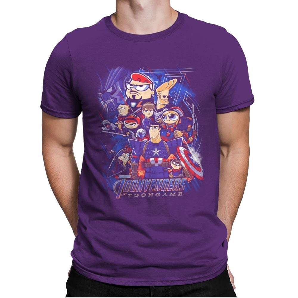 Toongame - Anytime - Mens Premium T-Shirts RIPT Apparel Small / Purple Rush