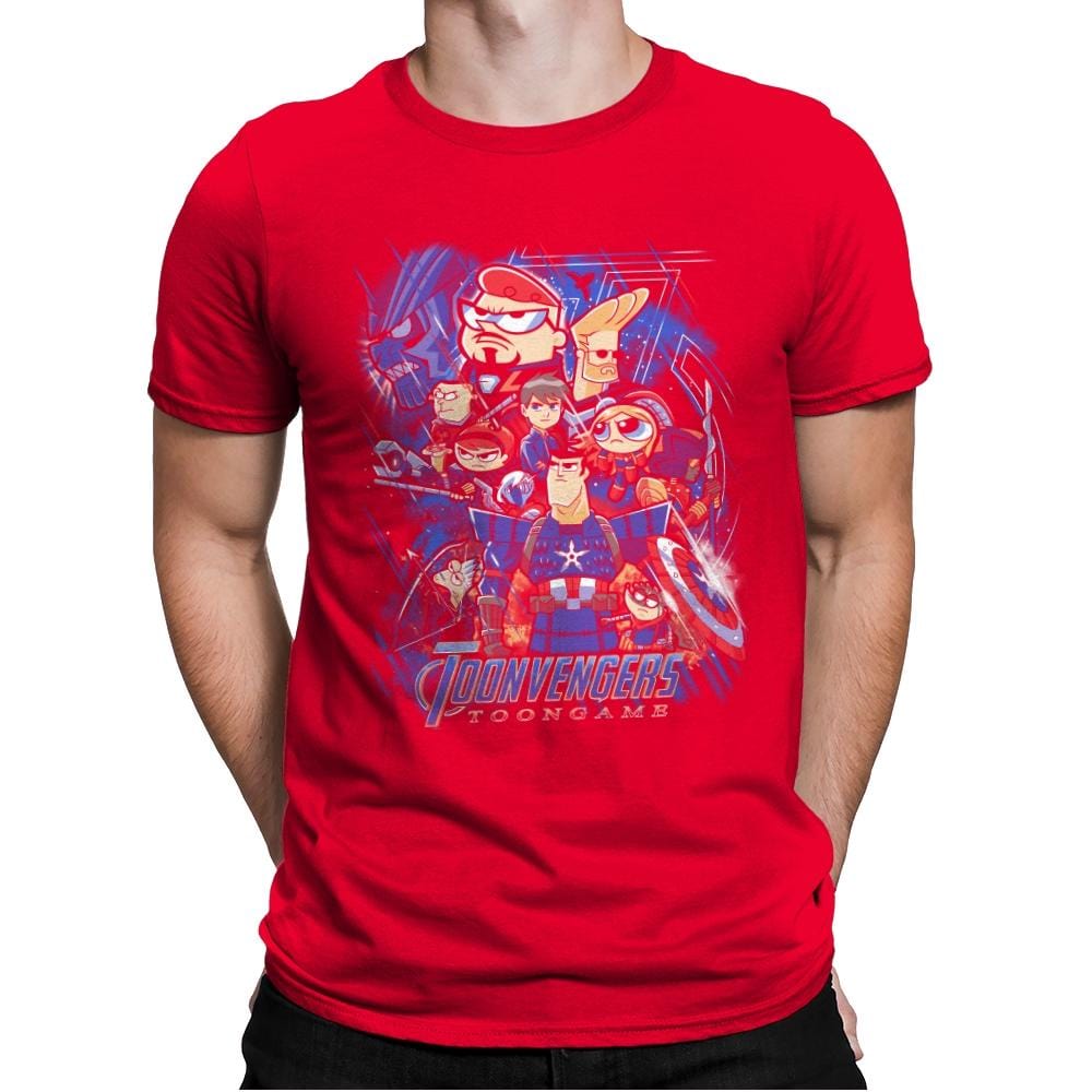 Toongame - Anytime - Mens Premium T-Shirts RIPT Apparel Small / Red