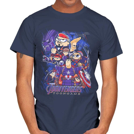 Toongame - Anytime - Mens T-Shirts RIPT Apparel Small / Navy