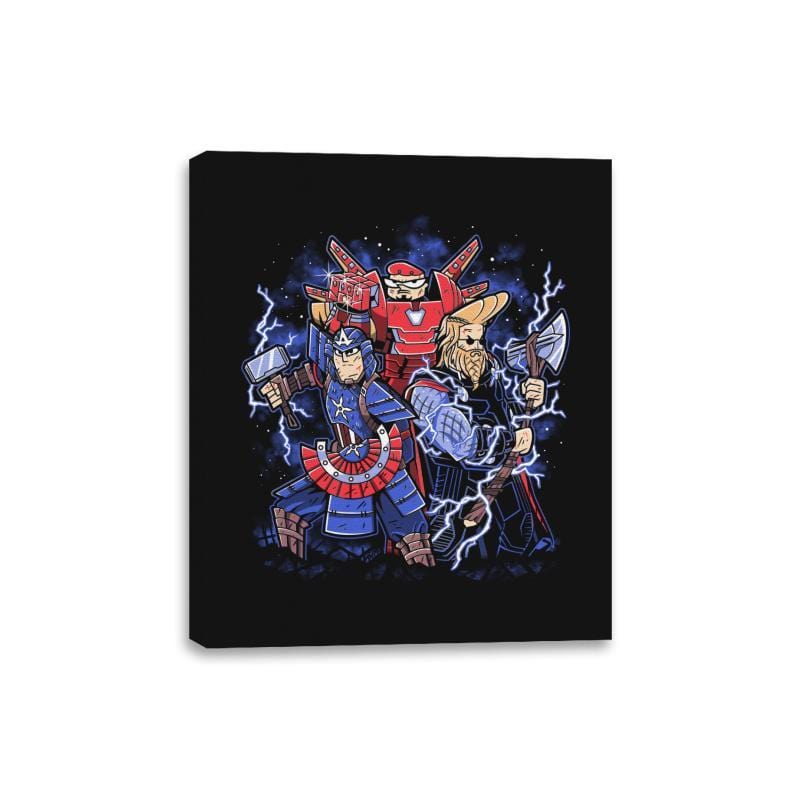 Toonvengers Trinity - Canvas Wraps Canvas Wraps RIPT Apparel 8x10 / Black