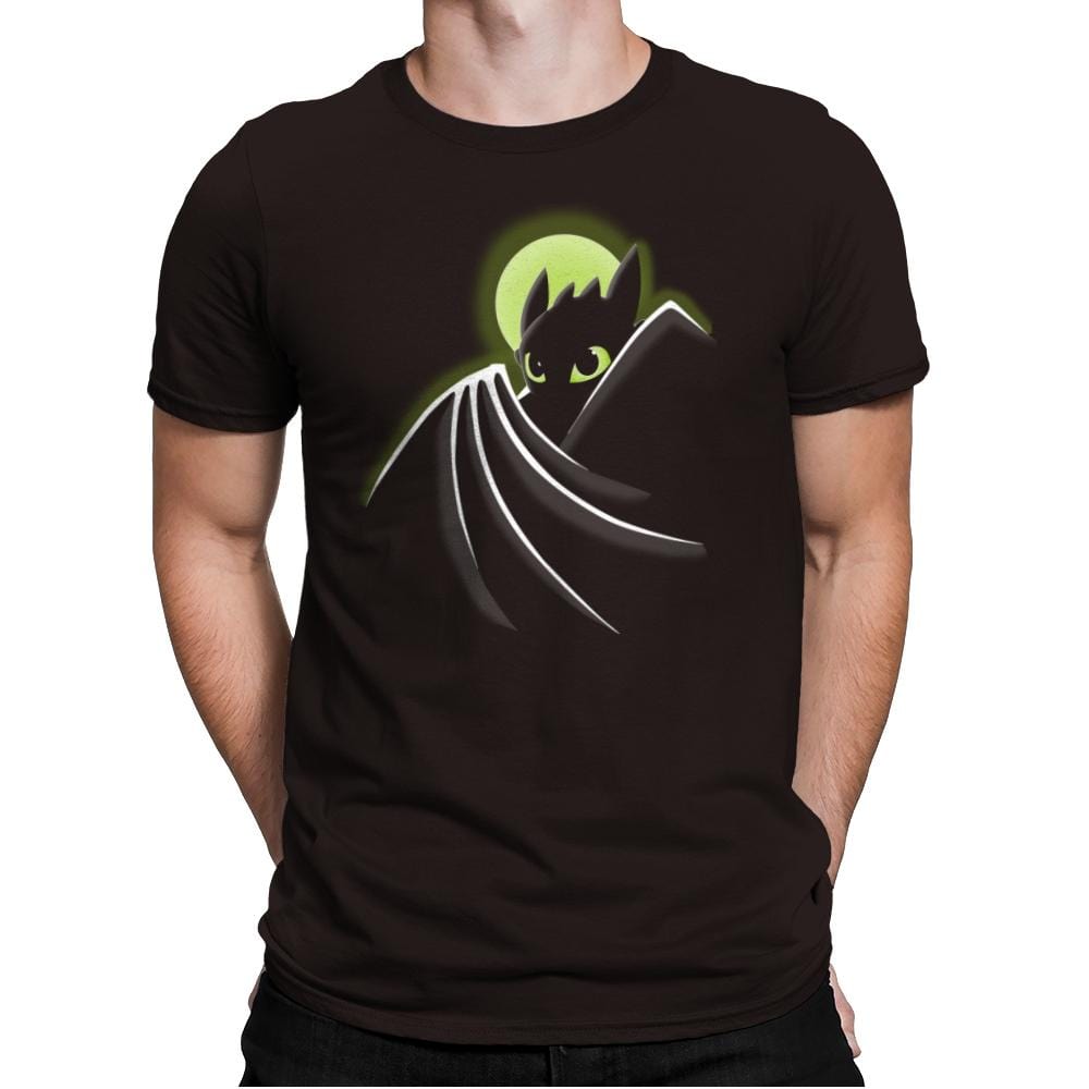 Toothless Bat - Raffitees - Mens Premium T-Shirts RIPT Apparel Small / Dark Chocolate