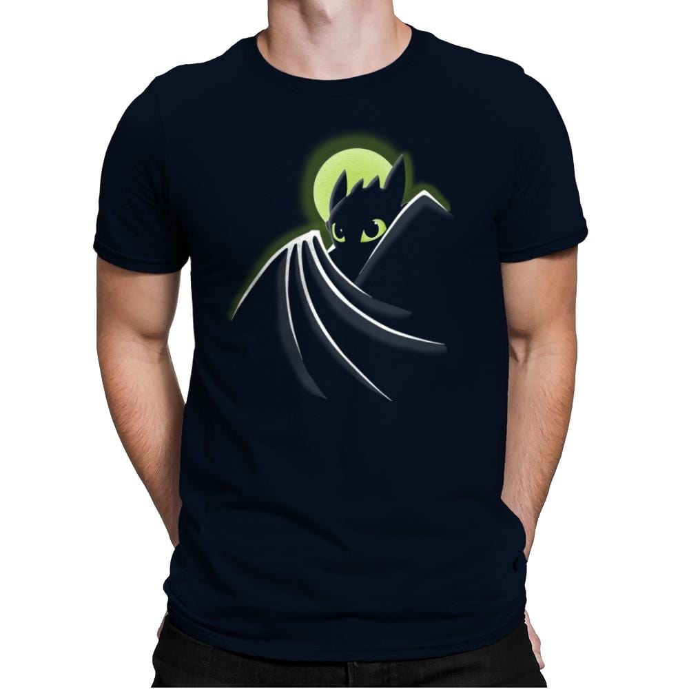 Toothless Bat - Raffitees - Mens Premium T-Shirts RIPT Apparel Small / Midnight Navy