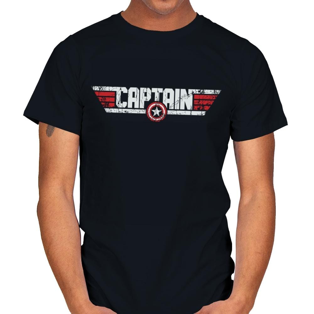 Top Captain - Mens T-Shirts RIPT Apparel Small / Black