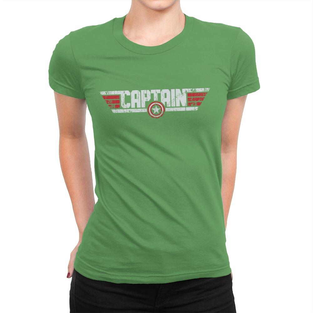 Top Captain - Womens Premium T-Shirts RIPT Apparel Small / Kelly