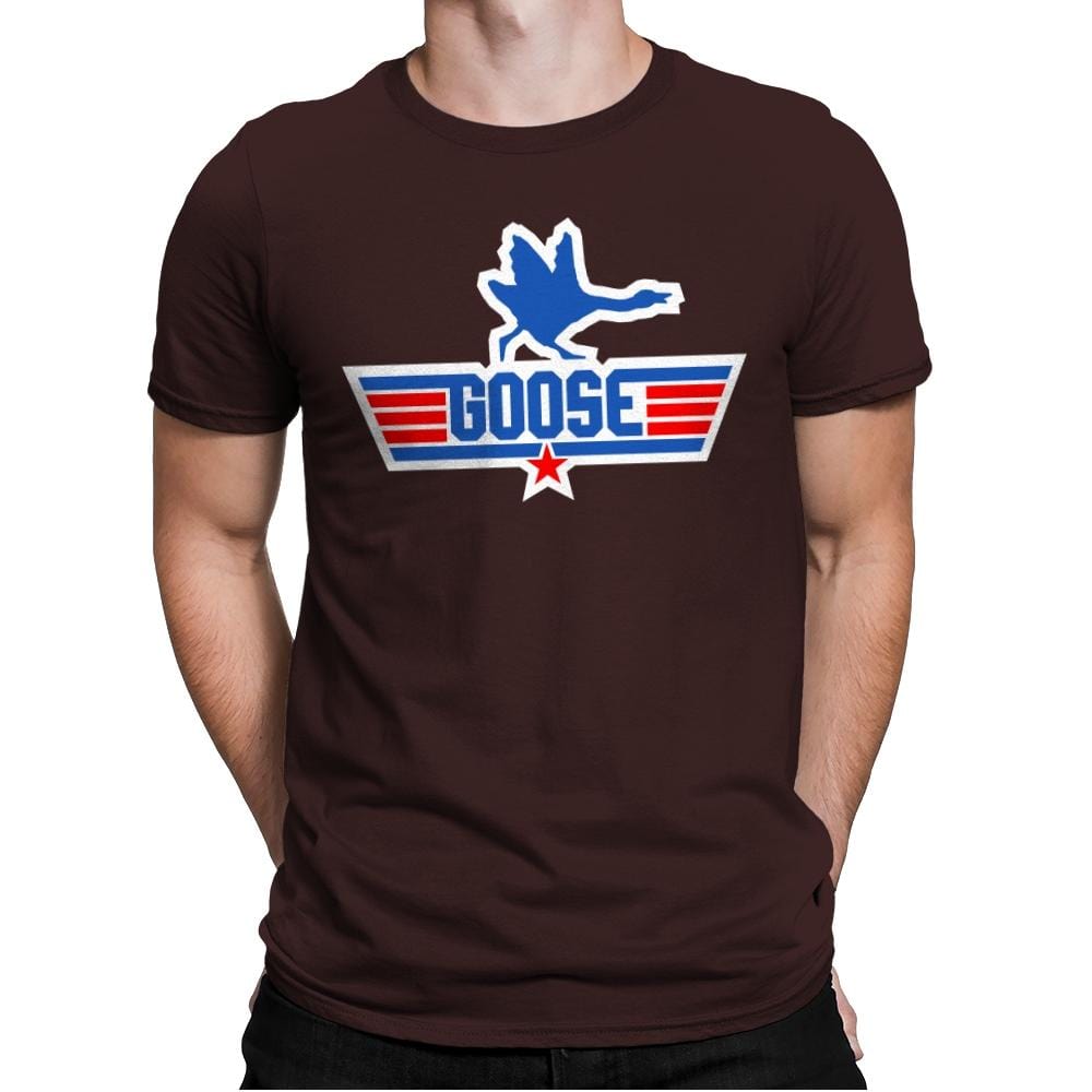 Top Goose - Mens Premium T-Shirts RIPT Apparel Small / Dark Chocolate