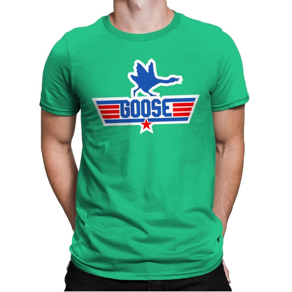 Top Goose - Mens Premium T-Shirts RIPT Apparel Small / Kelly Green