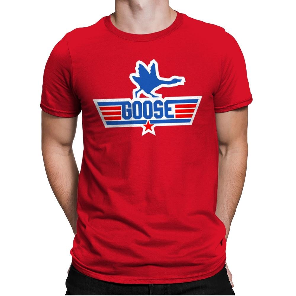 Top Goose - Mens Premium T-Shirts RIPT Apparel Small / Red