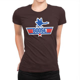 Top Goose - Womens Premium T-Shirts RIPT Apparel Small / Dark Chocolate