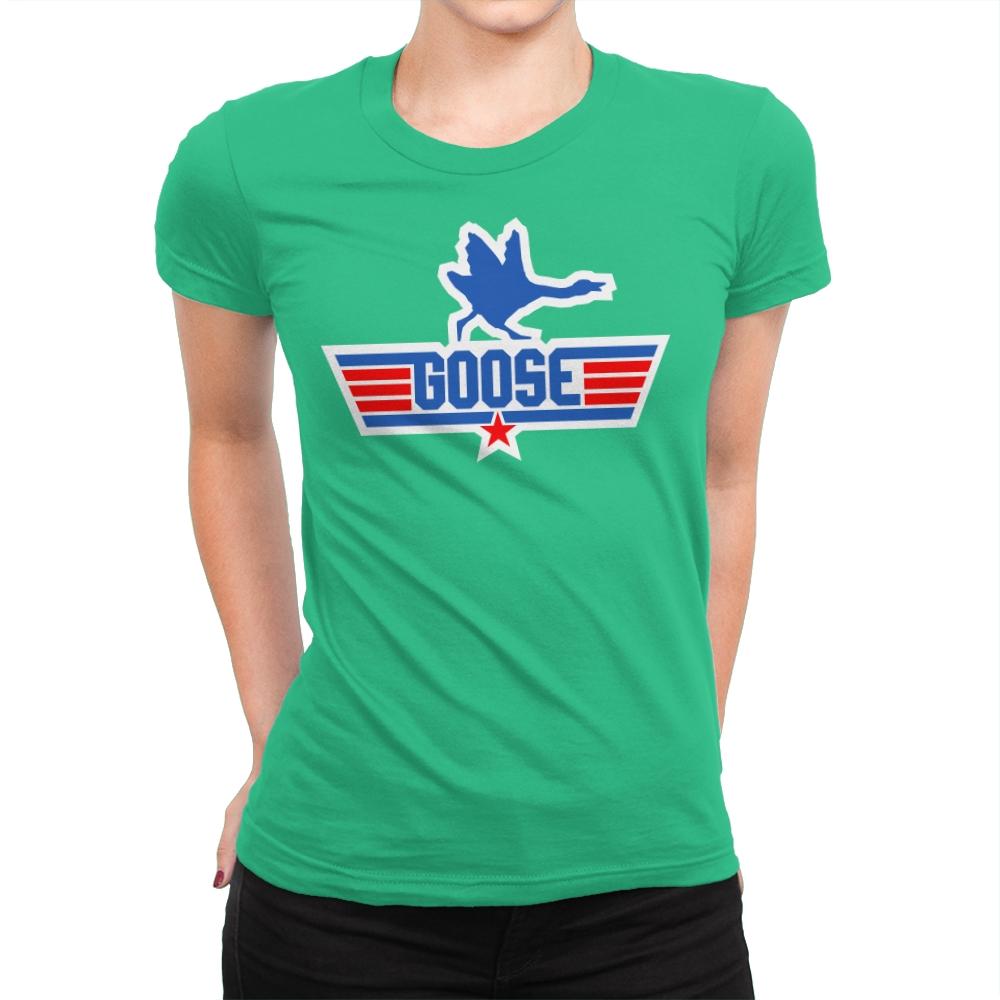 Top Goose - Womens Premium T-Shirts RIPT Apparel Small / Kelly Green