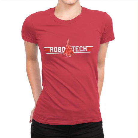Top Tech - Womens Premium T-Shirts RIPT Apparel Small / Red