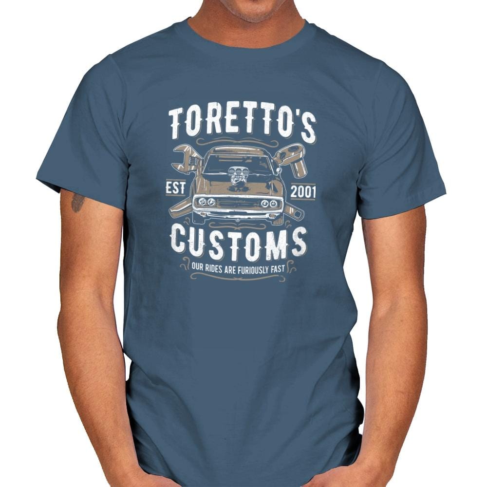 Toretto's Customs Exclusive - Mens T-Shirts RIPT Apparel Small / Indigo Blue