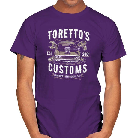 Toretto's Customs Exclusive - Mens T-Shirts RIPT Apparel Small / Purple