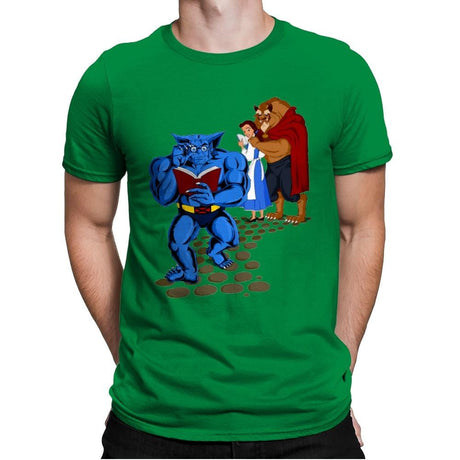 Torn Between Beasts - Mens Premium T-Shirts RIPT Apparel Small / Kelly