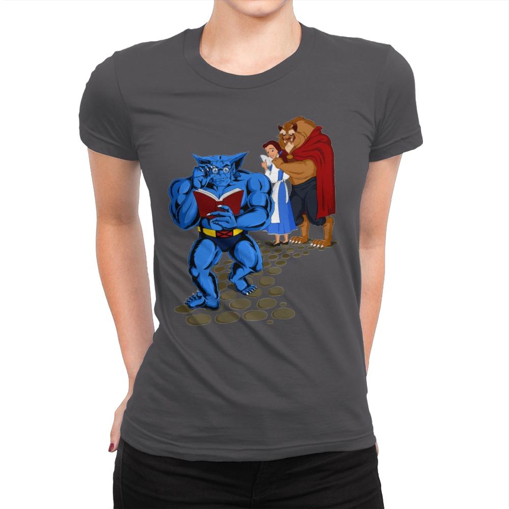 Torn Between Beasts - Womens Premium T-Shirts RIPT Apparel Small / Heavy Metal