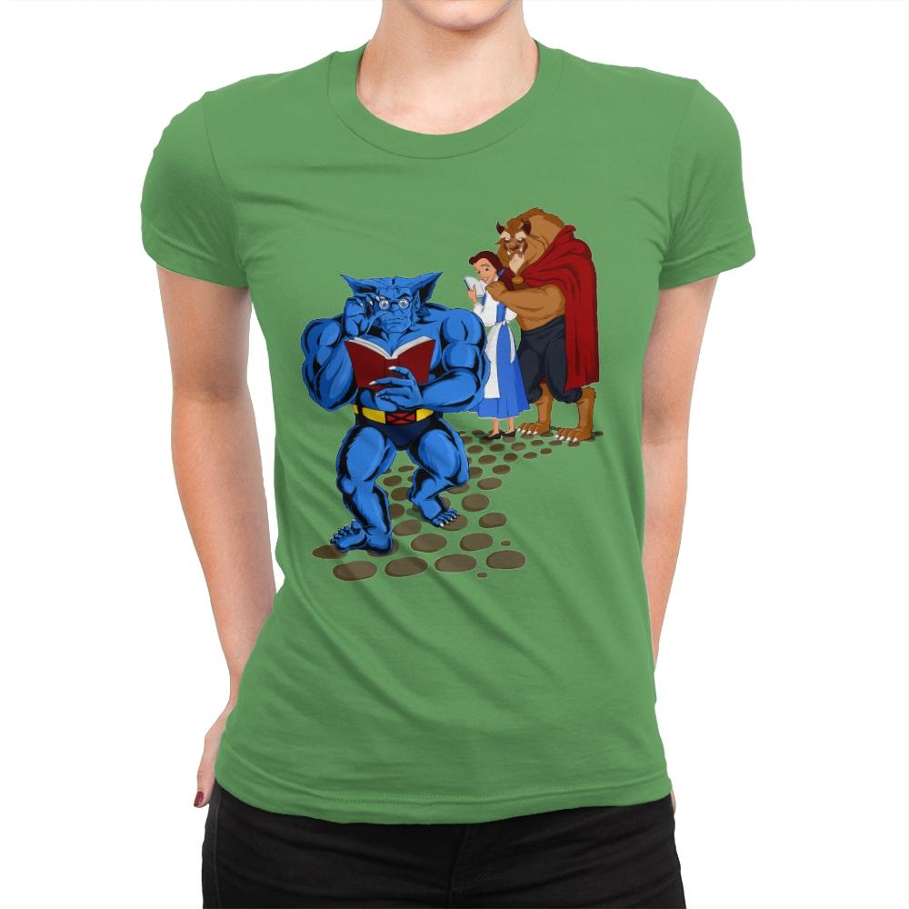 Torn Between Beasts - Womens Premium T-Shirts RIPT Apparel Small / Kelly