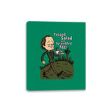 Tossed Salad and Scrambled Eggs - Canvas Wraps Canvas Wraps RIPT Apparel 8x10 / Kelly