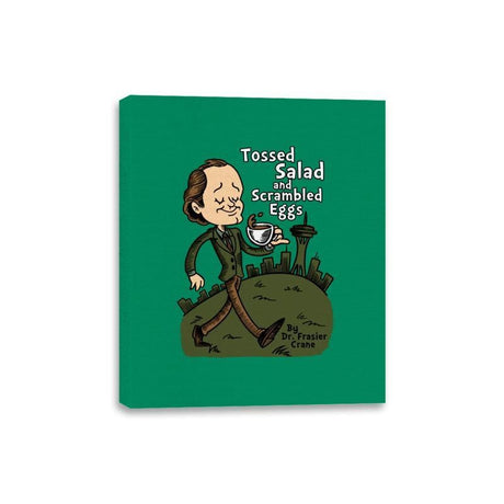 Tossed Salad and Scrambled Eggs - Canvas Wraps Canvas Wraps RIPT Apparel 8x10 / Kelly