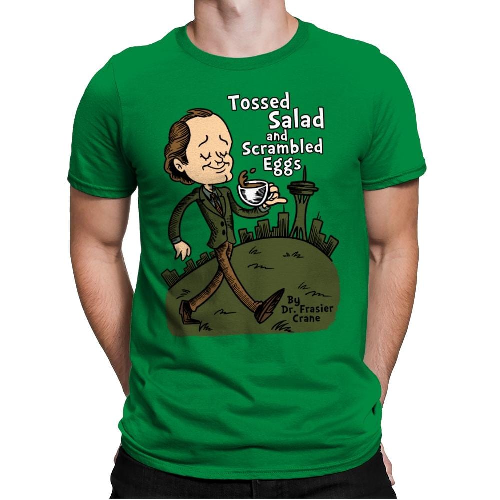Tossed Salad and Scrambled Eggs - Mens Premium T-Shirts RIPT Apparel Small / Kelly