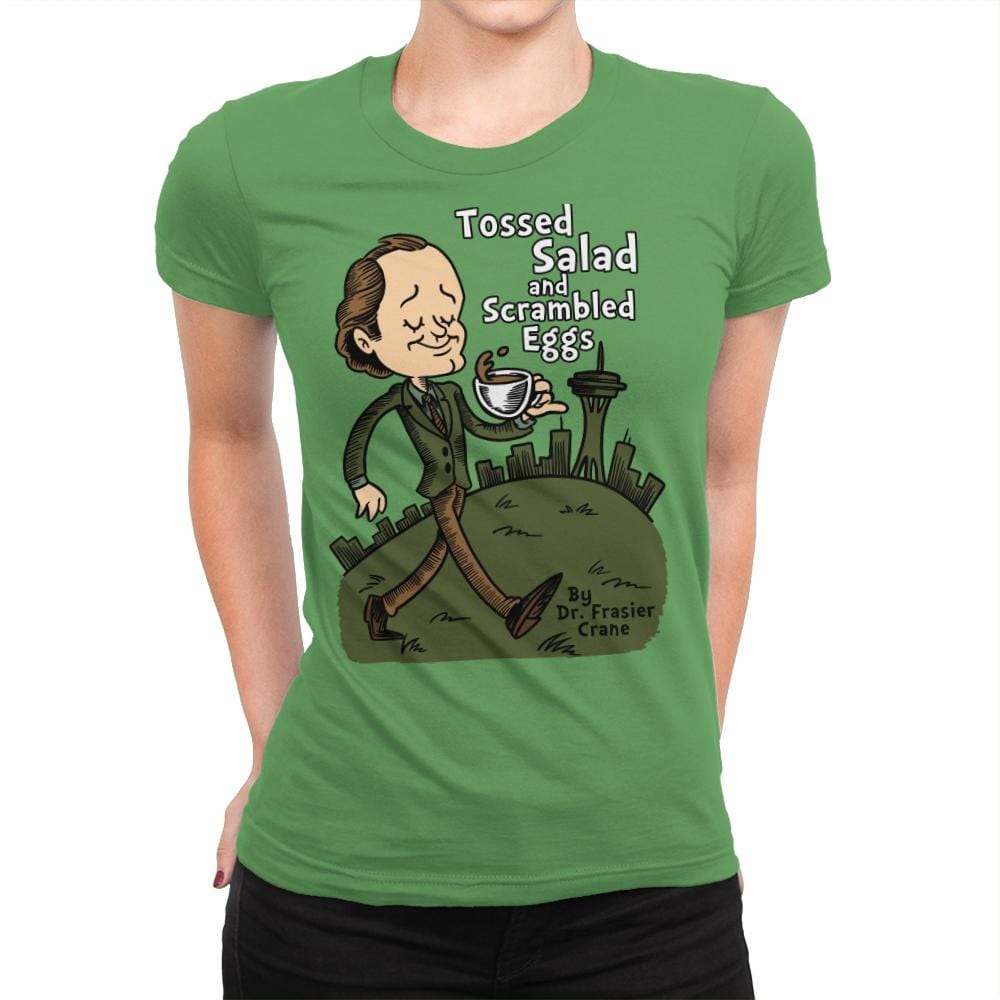 Tossed Salad and Scrambled Eggs - Womens Premium T-Shirts RIPT Apparel Small / Kelly