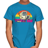 Totally Rad - Mens T-Shirts RIPT Apparel Small / Sapphire