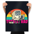Totally Rad - Prints Posters RIPT Apparel 18x24 / Black