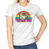 Totally Rad - Womens T-Shirts RIPT Apparel Small / White