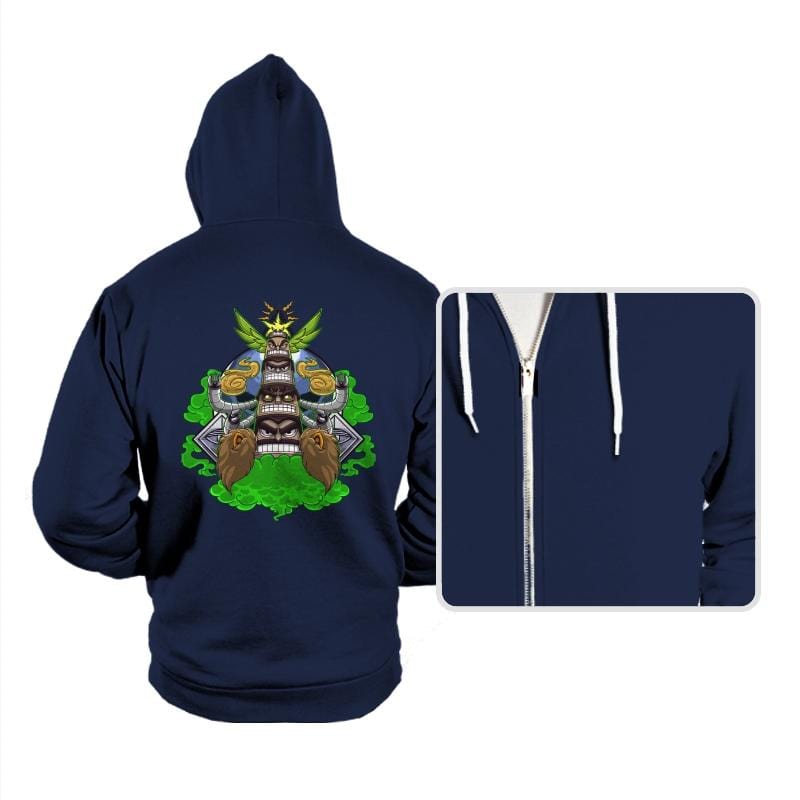 Totem of Sinisters - Hoodies Hoodies RIPT Apparel Small / Navy