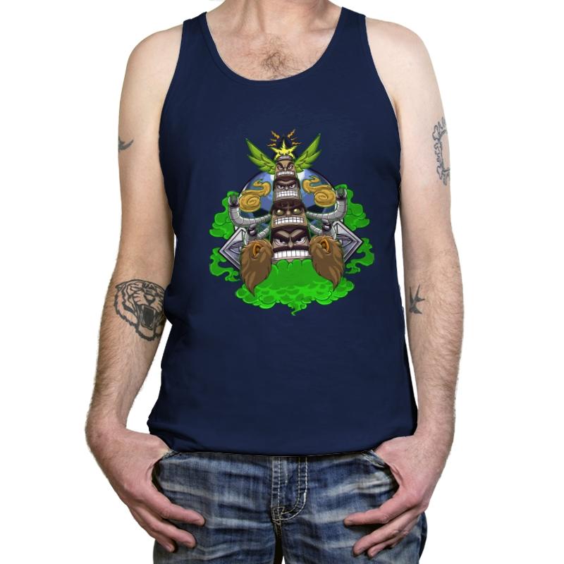 Totem of Sinisters - Tanktop Tanktop RIPT Apparel X-Small / Navy