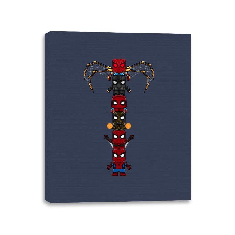 Totem of Spiders - Canvas Wraps Canvas Wraps RIPT Apparel 11x14 / Navy