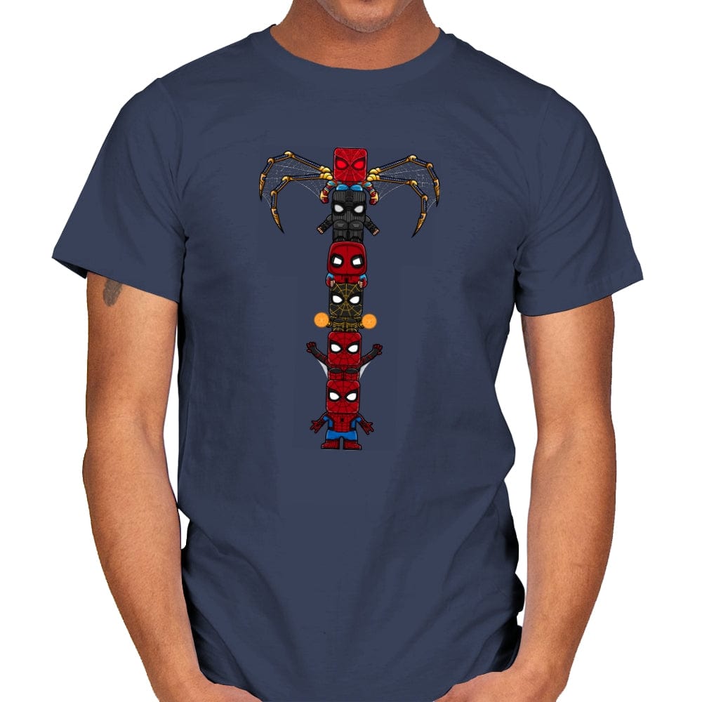 Totem of Spiders - Mens T-Shirts RIPT Apparel Small / Navy