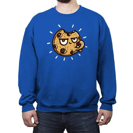 Tough Cookie - Crew Neck Sweatshirt Crew Neck Sweatshirt RIPT Apparel Small / Royal